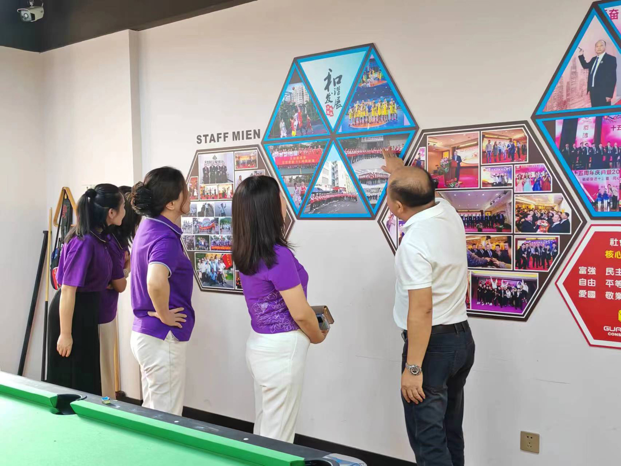 镇女企业家联合会代表来我司参观交流